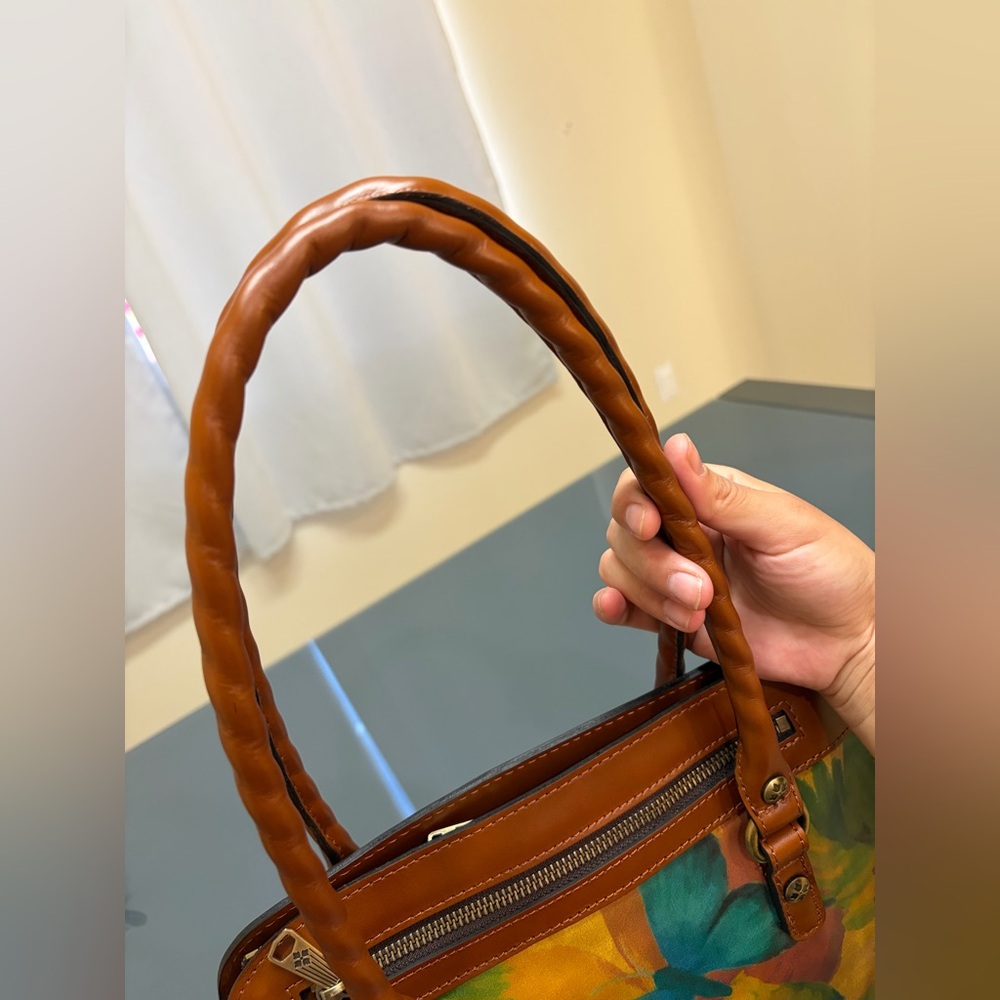 Patricia Nash Calvi Watercolor Butterfly Satchel - Picture 9 of 14